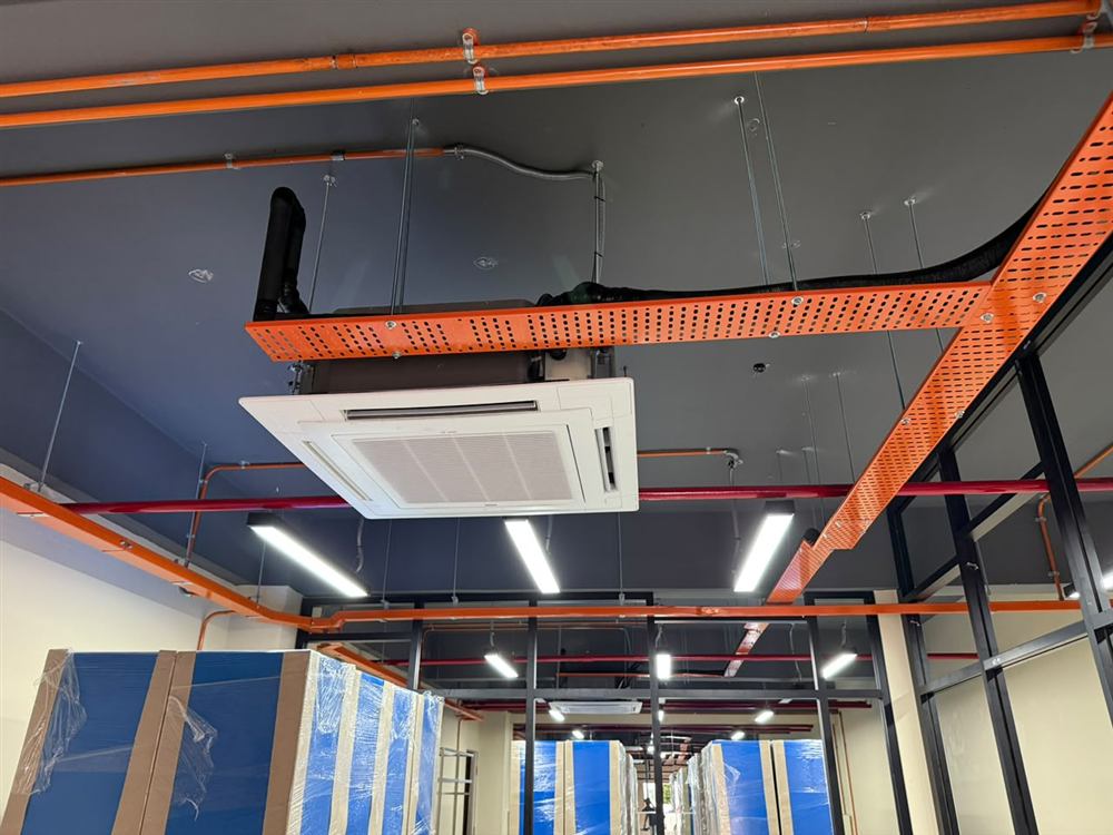 Ceiling cassette pejabat - AJ Cooler Puchong